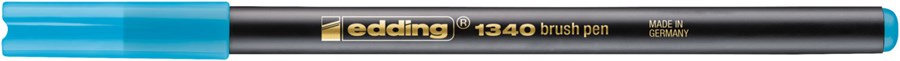 edding 1340 Pinselstift azure-blau, Pinselspitze 1-3 mm (Art.-Nr.: 4-1340085)
