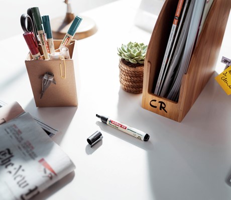 edding 22 EcoLine Permanentmarker 4er Set sortiert, Keilspitze 1-5 mm (Art.-Nr.: 4-22-4)