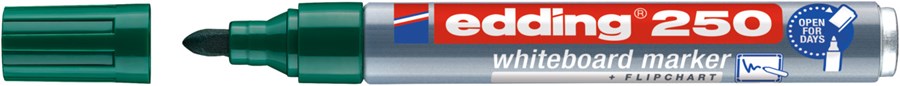 edding 250 Whiteboardmarker grün, Rundspitze 1,5-3 mm (Art.-Nr.: 4-250004)