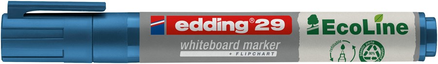 edding 29 EcoLine Whiteboardmarker blau, Keilspitze 1-5 mm (Art.-Nr.: 4-29003)