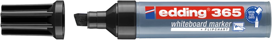 edding 365 Whiteboardmarker schwarz, Keilspitze 2-7 mm (Art.-Nr.: 4-365001)