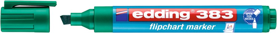 edding 383 Flipchartmarker grün, Keilspitze 1-5 mm (Art.-Nr.: 4-383004)