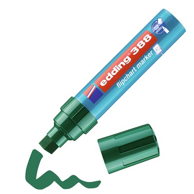 edding 388 Flipchartmarker grün, Keilspitze 4-12 mm (Art.-Nr.: 4-388004)