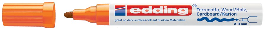edding 4000 Mattlackmarker orange, Rundspitze 2-4 mm (Art.-Nr.: 4-4000006)