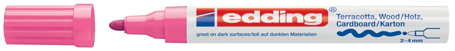 edding 4000 Mattlackmarker rosa, Rundspitze 2-4 mm (Art.-Nr.: 4-4000009)