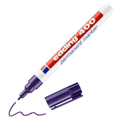 edding 400 Permanentmarker violett, Rundspitze 1 mm (Art.-Nr.: 4-400008)