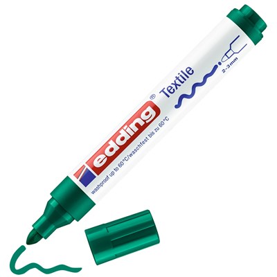 edding 4500 Textilmarker grün, Rundspitze 2-3 mm (Art.-Nr.: 4-4500004)