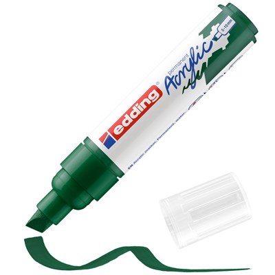 edding 5000 Acrylmarker breit moosgrün, Keilspitze 5-10 mm (Art.-Nr.: 4-5000904)