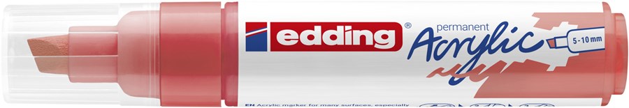 edding 5000 Acrylmarker breit koralle matt, Keilspitze 5-10 mm (Art.-Nr.: 4-5000913)