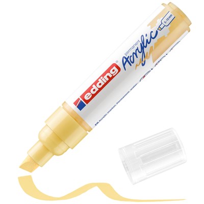 edding 5000 Acrylmarker breit pastellgelb, Keilspitze 5-10 mm (Art.-Nr.: 4-5000915)