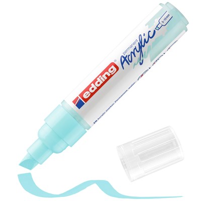 edding 5000 Acrylmarker breit pastellblau, Keilspitze 5-10 mm (Art.-Nr.: 4-5000916)