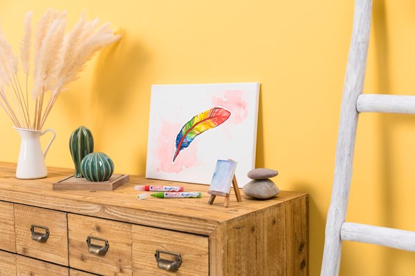 edding 5100 Acrylmarker medium 2er Set, schwarz, weiß, Rundspitze 2-3 mm (Art.-Nr.: 4-5100-2)