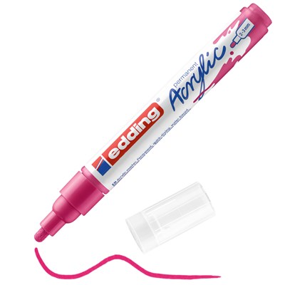 edding 5100 Acrylmarker medium telemagenta, Rundspitze 2-3 mm (Art.-Nr.: 4-5100909)