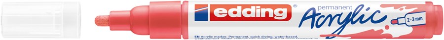 edding 5100 Acrylmarker medium koralle, Rundspitze 2-3 mm (Art.-Nr.: 4-5100913)
