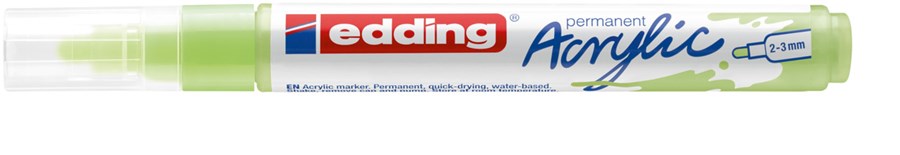 edding 5100 Acrylmarker medium pastellgrün, Rundspitze 2-3 mm (Art.-Nr.: 4-5100917)