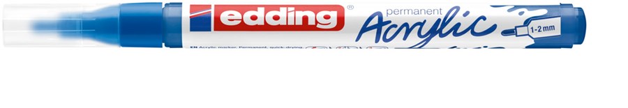 edding 5300 Acrylmarker fein enzianblau, Rundspitze 1-2 mm (Art.-Nr.: 4-5300903)