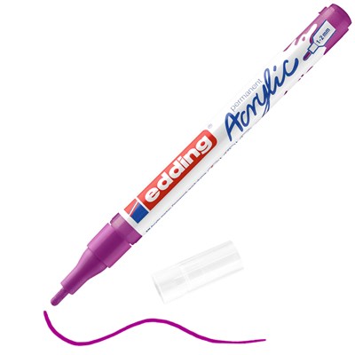 edding 5300 Acrylmarker fein beere, Rundspitze 1-2 mm (Art.-Nr.: 4-5300910)