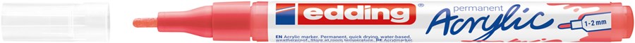 edding 5300 Acrylmarker fein koralle matt, Rundspitze 1-2 mm (Art.-Nr.: 4-5300913)