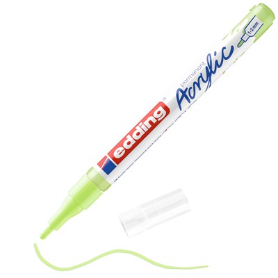 edding 5300 Acrylmarker fein pastellgrün, Rundspitze 1-2 mm (Art.-Nr.: 4-5300917)