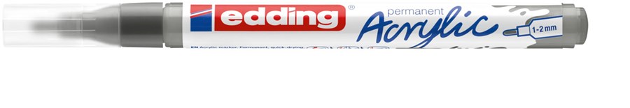 edding 5300 Acrylmarker fein anthrazit, Rundspitze 1-2 mm (Art.-Nr.: 4-5300926)