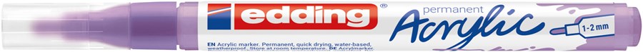 edding 5300 Acrylmarker fein helllavendel matt, Rundspitze 1-2 mm (Art.-Nr.: 4-5300931)