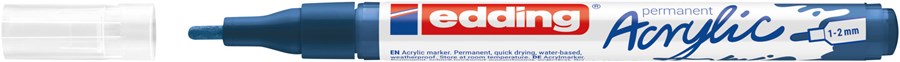 edding 5300 Acrylmarker fein elegant nachtblau matt, Rundspitze 1-2 mm (Art.-Nr.: 4-5300933)