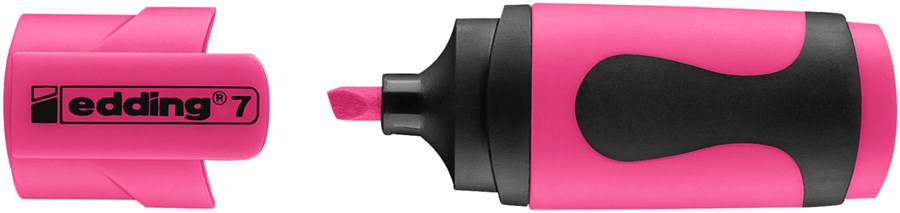 edding 7 Textmarker neonrosa 10er Pack, Keilspitze 1-3 mm (Art.-Nr.: 4-7-10069)