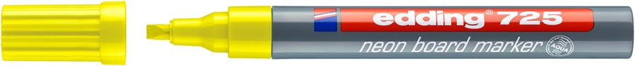edding 725 Neon-Boardmarker neongelb, Keilspitze 2-5 mm (Art.-Nr.: 4-725065)