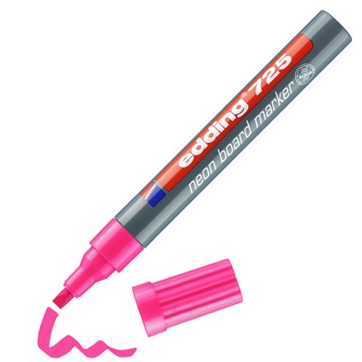 edding 725 Neon-Boardmarker neonrosa, Keilspitze 2-5 mm (Art.-Nr.: 4-725069)