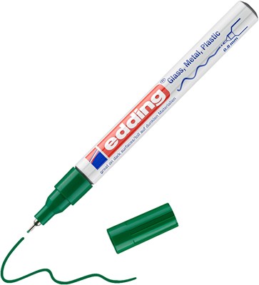 edding 780 creative Glanzlack-Marker grün, Rundspitze 0,8 mm (Art.-Nr.: 4-780-9-004)