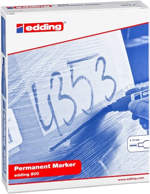 edding 800 Permanentmarker 5er Set sortiert, Keilspitze 4-12 mm (Art.-Nr.: 4-800999)