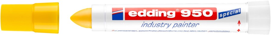 edding 950 Industrie Pastenmarker gelb, Pastenspitze bis 10 mm (Art.-Nr.: 4-950005)