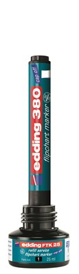 edding FTK 25 Nachfülltinte für Flipchartmarker rot, 25 ml (Art.-Nr.: 4-FTK25002)