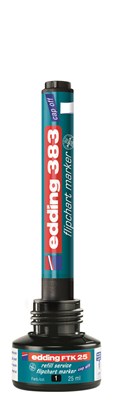 edding FTK 25 Nachfülltinte für Flipchartmarker rot, 25 ml (Art.-Nr.: 4-FTK25002)