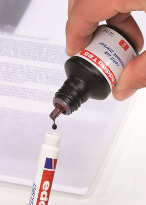 edding T 25 Nachfülltinte für Permanentmarker braun, 30 ml (Art.-Nr.: 4-T25007)
