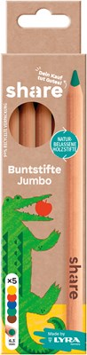 share Buntstift Jumbo 5er-Set (Art.-Nr.: 4-0002-5)