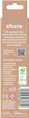 share Buntstift Jumbo 5er-Set (Art.-Nr.: 4-0002-5)