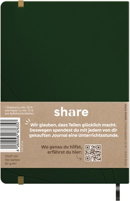 share Notizbuch A5 punktkariert grün (Art.-Nr.: 4-0014004)
