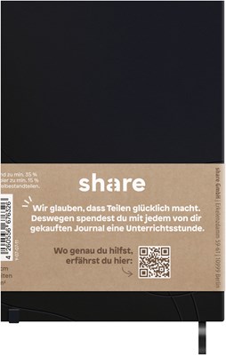 share Notizbuch A5 blanko dunkelblau (Art.-Nr.: 4-0014103)