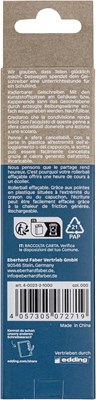 share radierbarer Gelroller M schwarz-blau 2St Blister (Art.-Nr.: 4-0023-2-1000)