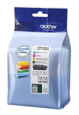Brother Multipack, schwarz, cyan, magenta, yellow, hohe Kapazität (Art.-Nr.: LC3219XLVAL)