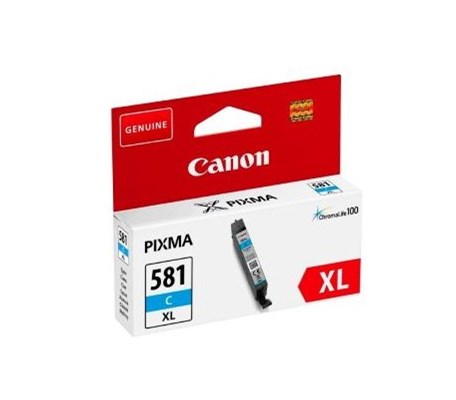 Canon CLI-581XLC, Tintenpatrone, cyan, hohe Füllmenge (Art.-Nr.: 2049C001)