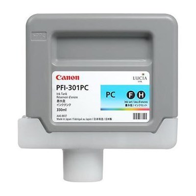 CANON PFI-301PC Tintenpatrone, foto cyan, Standardkapazität (Art.-Nr.: 1490B001)