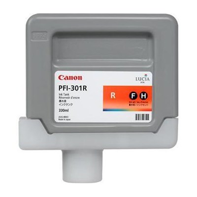 CANON PFI-301R Tintenpatrone, rot, Standardkapazität (Art.-Nr.: 1492B001)