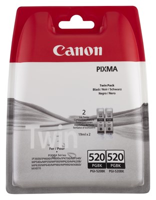 Canon Tintenpatronen Doppelpack, schwarz (Art.-Nr.: 2932B012)
