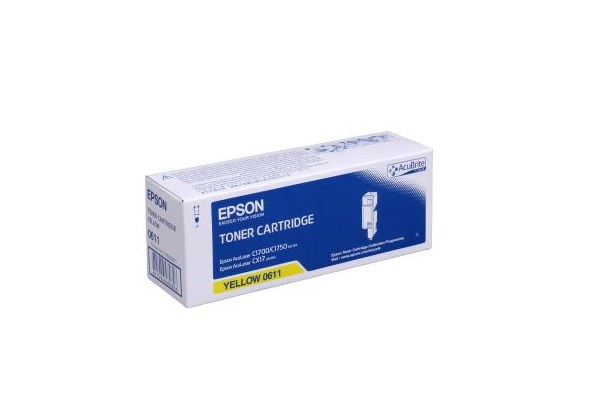 EPSON AL-C1700 Toner, yellow, hohe Kapazität (Art.-Nr.: C13S050611)