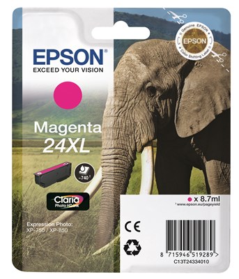 Epson 24XL Tintenpatrone magenta (Art.-Nr.: C13T24334012)