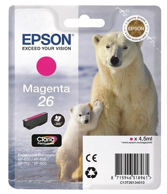 Epson 26 Tintenpatrone magenta (Art.-Nr.: C13T26134012)
