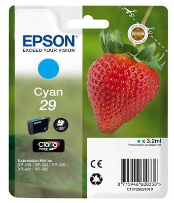 Epson 29 Tintenpatrone, cyan (Art.-Nr.: C13T29824012)
