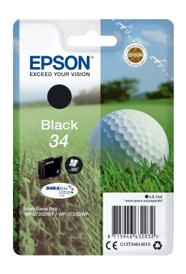 Epson T3461 Tintenpatrone, schwarz (Art.-Nr.: C13T34614010)